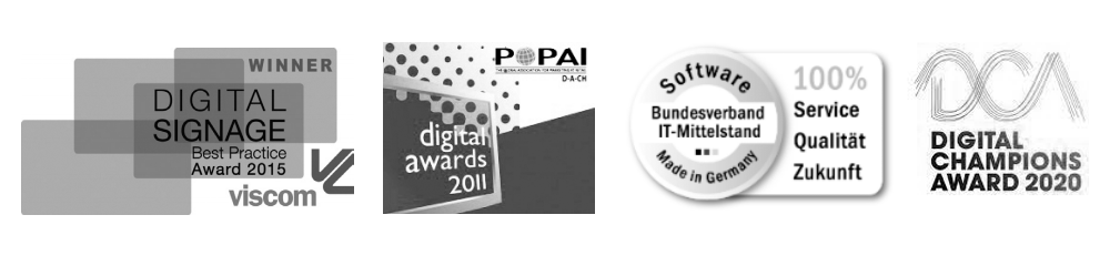 Awards der dimedis GmbH